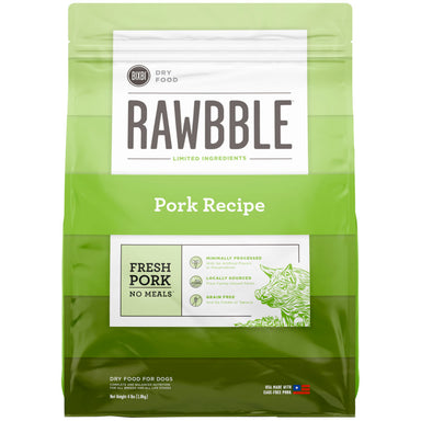 BIXBI Pets Rawbble Dry Food Pork Recipe