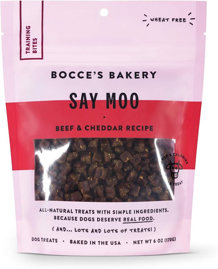 Bocce's Bakery Say Moo Training Bites