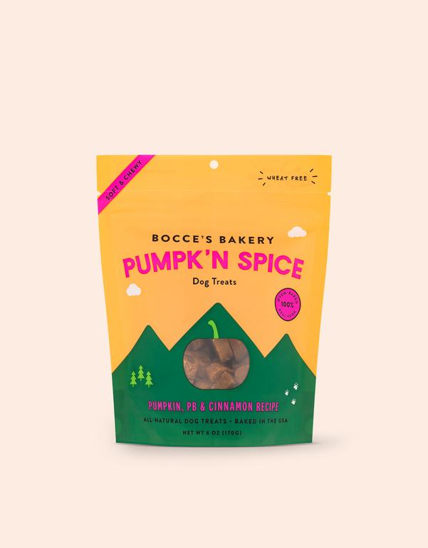 Bocce's Bakery Pumpkn Spice Soft & Chewy Treats