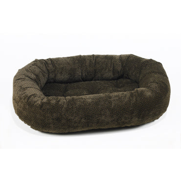 Bowsers Chocolate Bones Donut Dog Bed