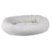 Bowsers Ivory Faux Sheepskin Donut Dog Bed