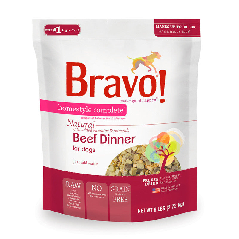 Bravo Beef Freeze Dried Dog Food