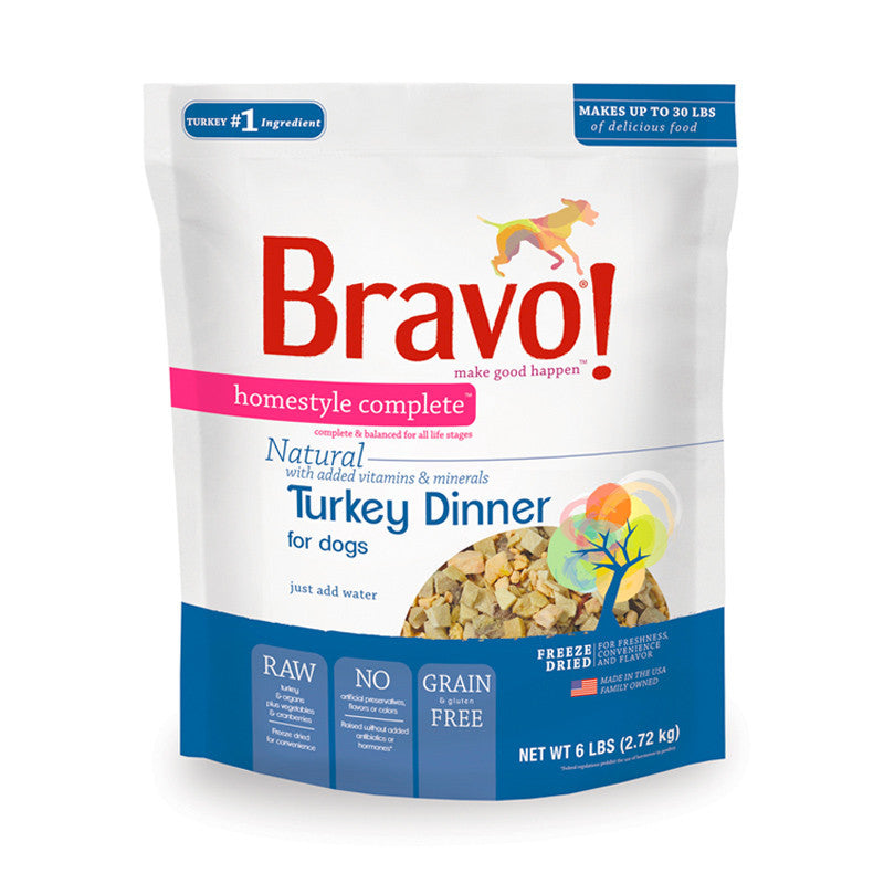 Bravo Turkey Freeze Dried Dog Food