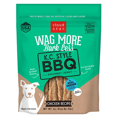 Cloud Star Wag More Bark Less K.C. Style BBQ Jerky