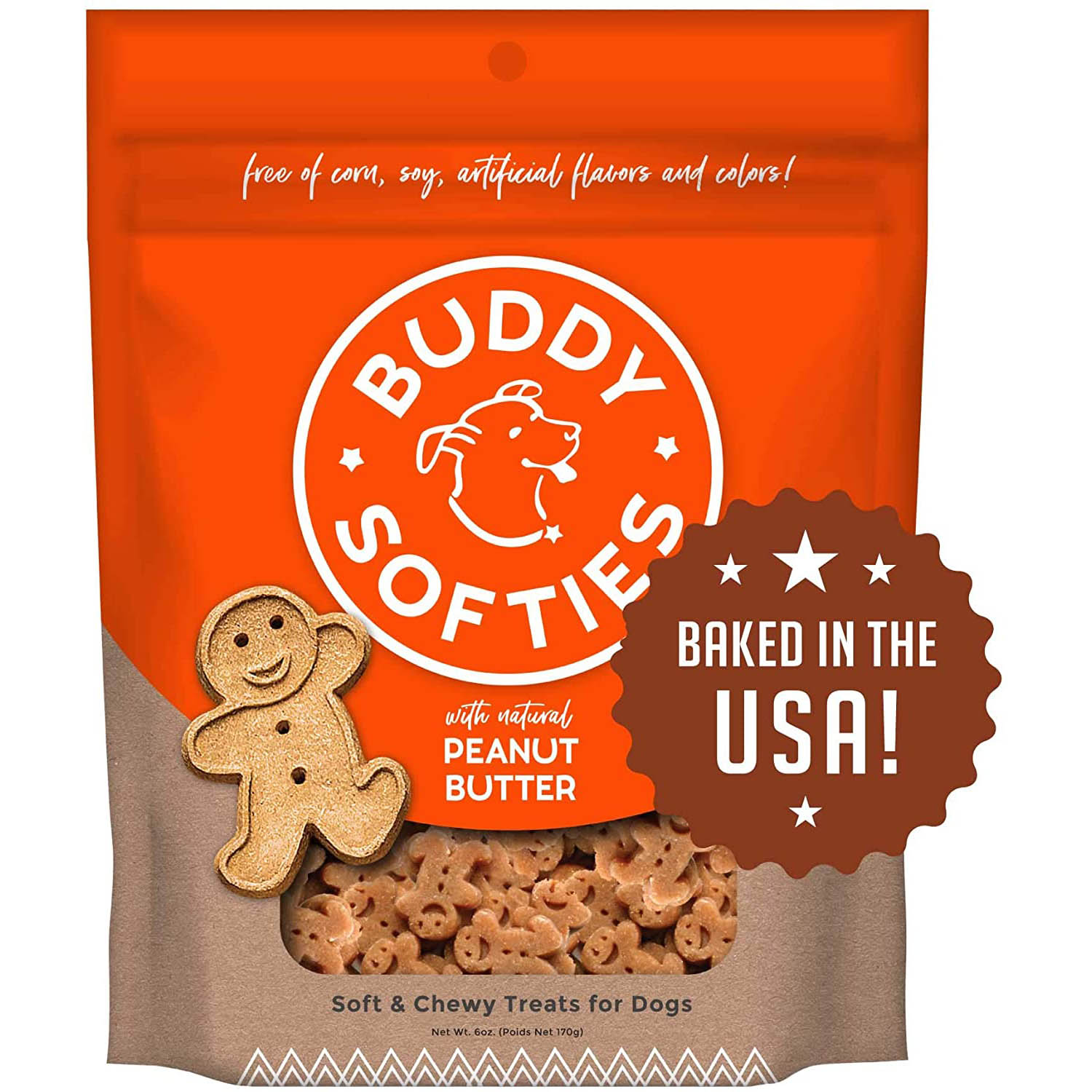 Cloud Star Peanut Butter Soft Buddy Biscuits