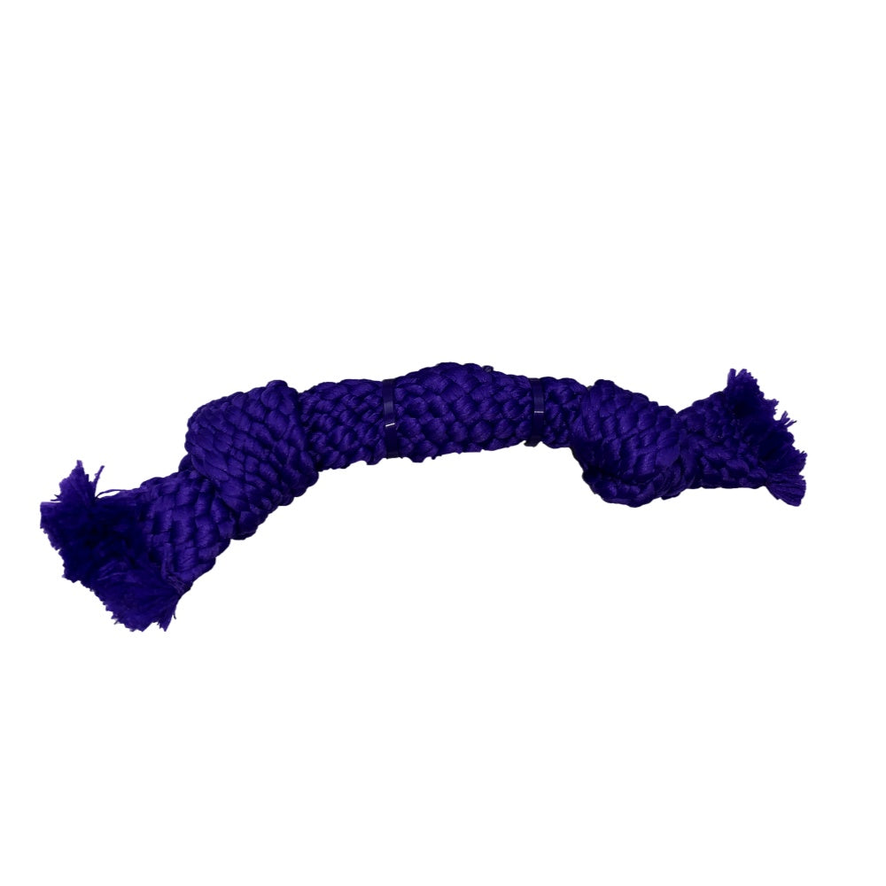 Playology Dri-Tech Dental Rope Pork Sausage Scented Dog Toy - Medium