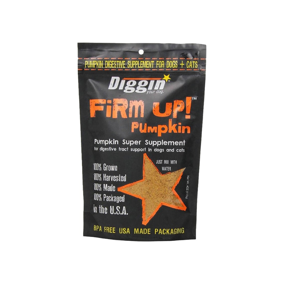 Diggin Your Dog Firm Up Super Pumpkin Supplement