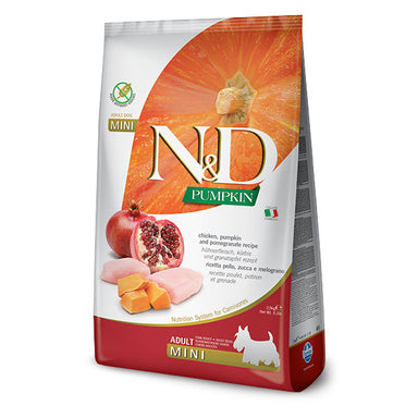 Farmina Natural & Delicious Grain-Free Pumpkin Chicken & Pomegranate Adult Mini Kibble