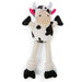 Godog Skinny Cow Squeaky Plush Dog Toy