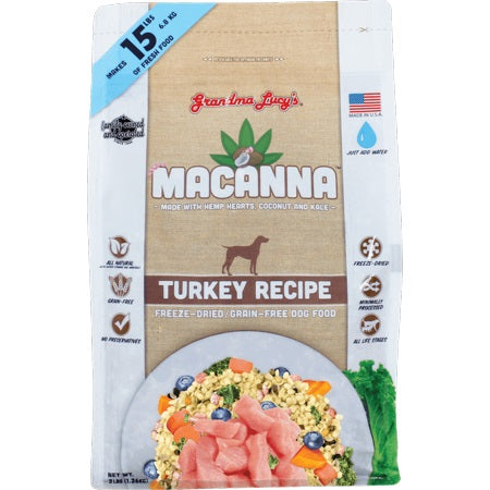 Grandma Lucy's Macanna Turkey Freeze-Dried Dog Food