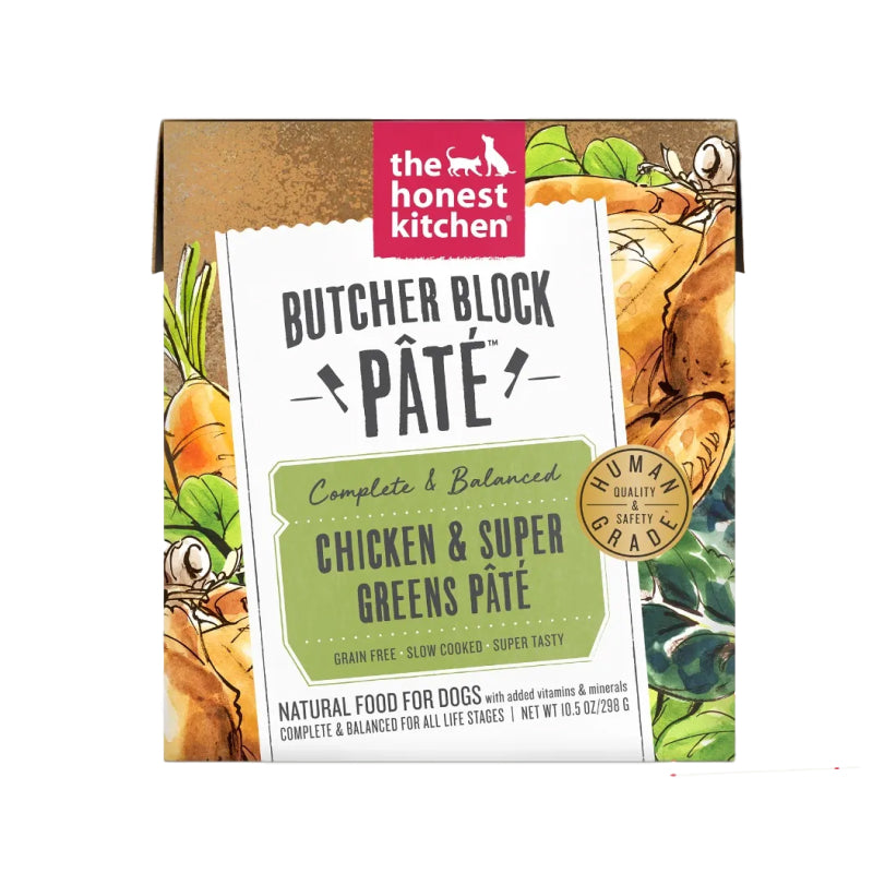 The Honest Kitchen Butcher Block Pate - Chicken & Super Greens