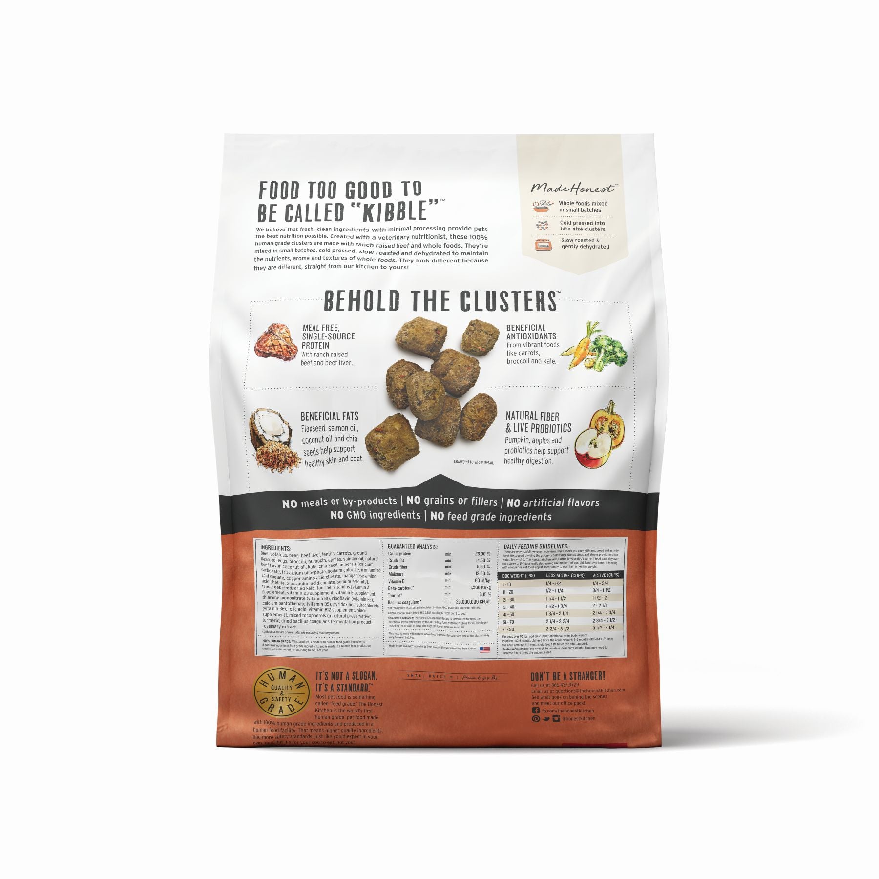 unchecked Grain Free Beef Clusters Dry Dog Food Image 2