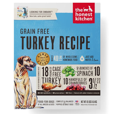 The Honest Kitchen Grain Free Turkey Recipe