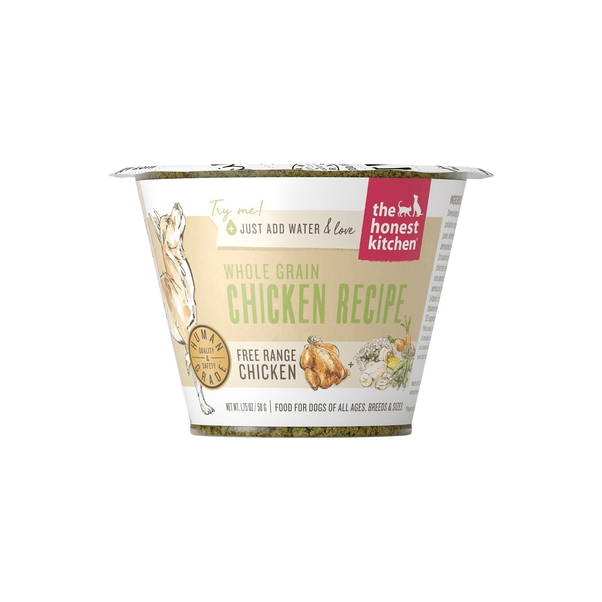 The Honest Kitchen Whole Grain Chicken Recipe Trial Cup
