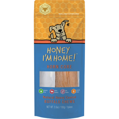 Honey Im Home Horn Core Natural Honey Coated Buffalo Chews