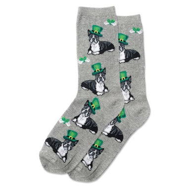 HotSox Irish Boston Terrier Socks