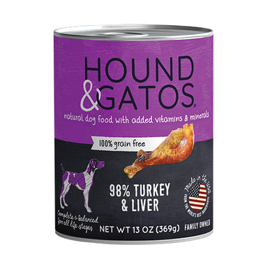 Hound & Gatos Turkey & Turkey Liver