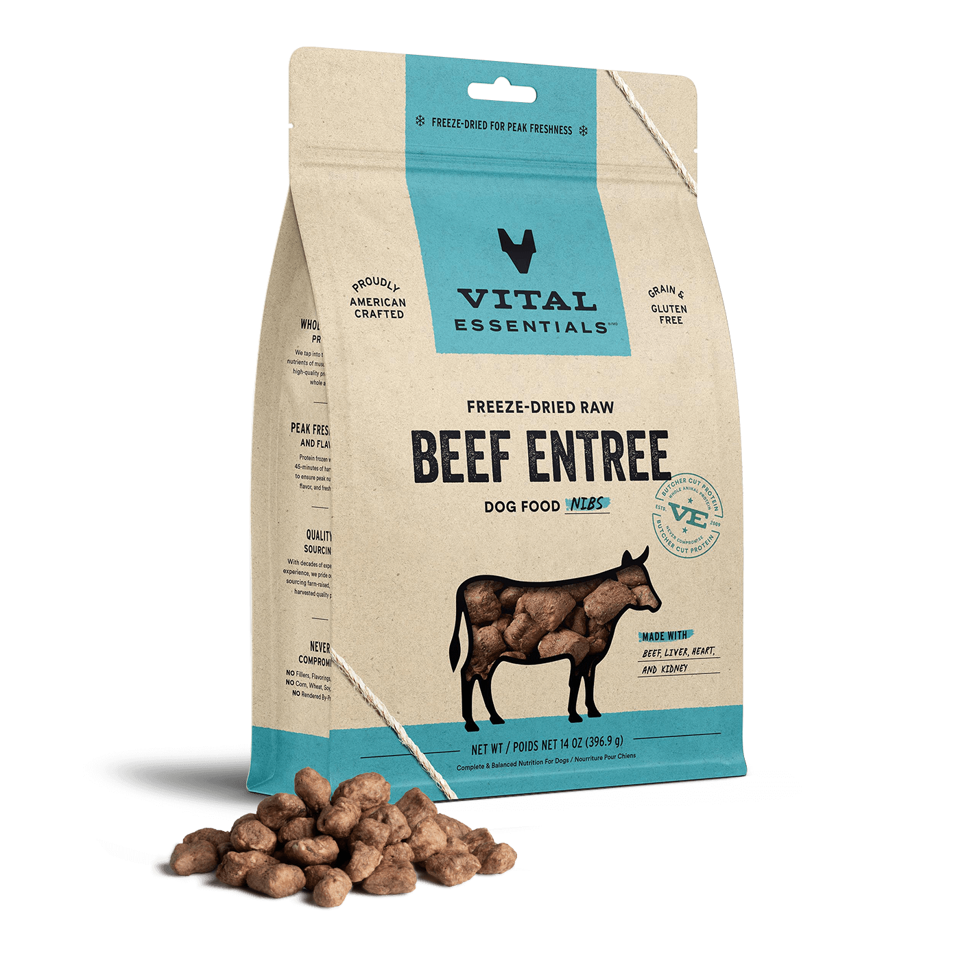 Vital Essentials Beef Freeze Dried Nibs