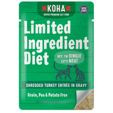 Koha Pet Limited Ingredient Diet Shredded Turkey Entree in Gravy