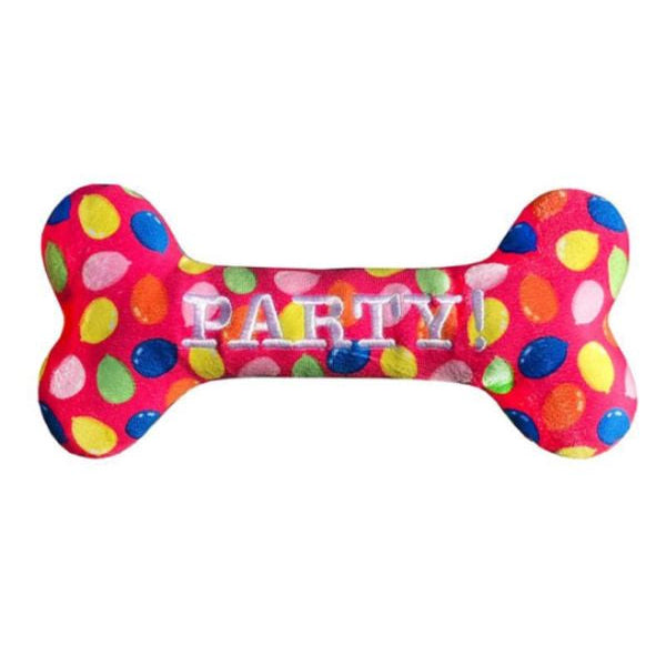 Huxley & Kent Lulubelles Power Plush Birthday Party Time Bone - Pink