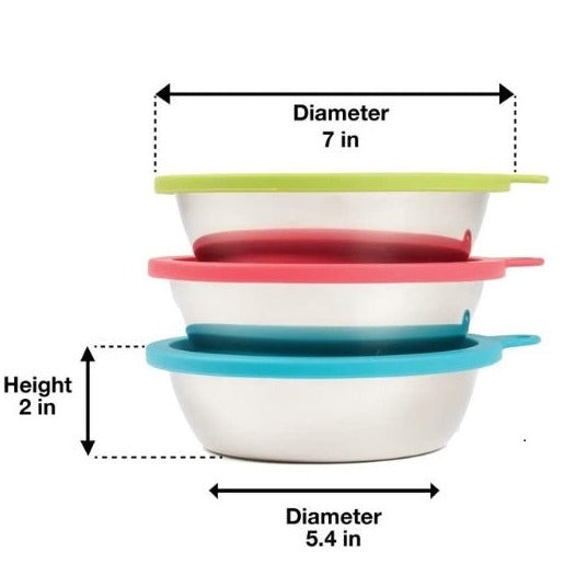 checked 6 Piece Bowl & Lid Set Image 3