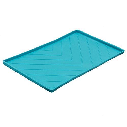 Messy Mutts Silicone Bowl Mat with Raised Edge - Large Size