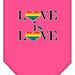 Mirage Pet Products Love is Love Bandana - Pink