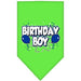 Mirage Pet Products Lime Green Birthday Boy Bandana