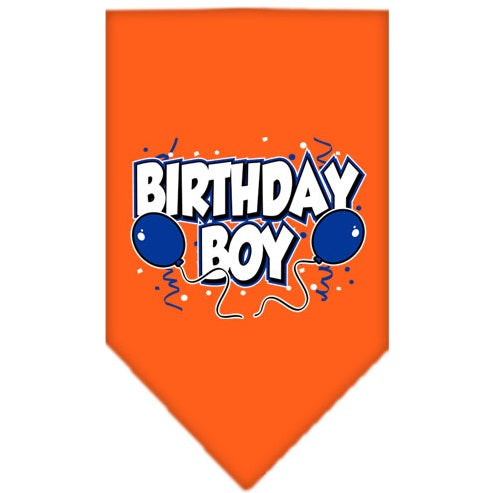 Mirage Pet Products Orange Birthday Boy Bandana