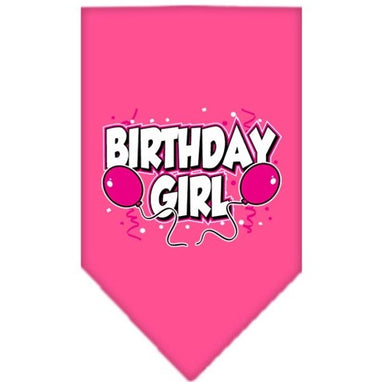 Mirage Pet Products Pink Birthday Girl Bandana