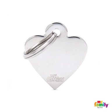 My Family Brass Plated Small Heart