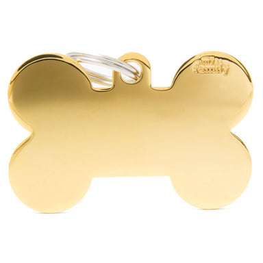My Family Golden Brass Plated X-Large Bone