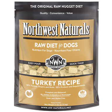 Northwest Naturals Raw Turkey 6 Lb Nuggets