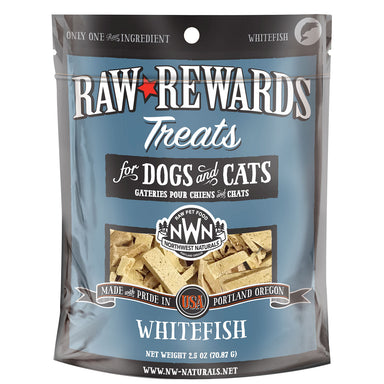 Northwest Naturals Raw Rewards Freeze Dried Whitefish Treats