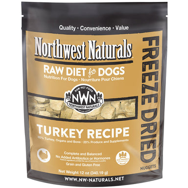Northwest Naturals Raw Freeze-Dried Turkey Recipe