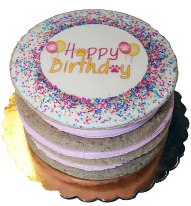 Preppy Puppy Bakery Birthday Girl Layered Cake
