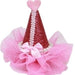 checked Pretty Party Hat Clip-On Image 4