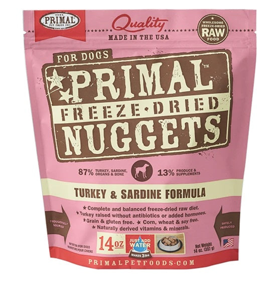 Primal Primal Freeze Dried Turkey & Sardine Formula