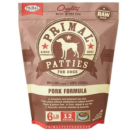 Pork Formula Raw Frozen Dog Food
