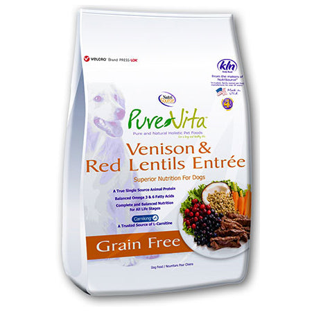 Pure Vita Venison & Red Lentils Entree