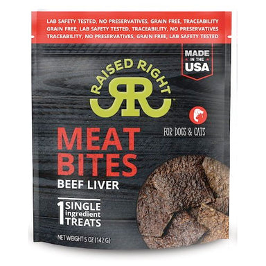Raised Right Beef Liver Meat Bites