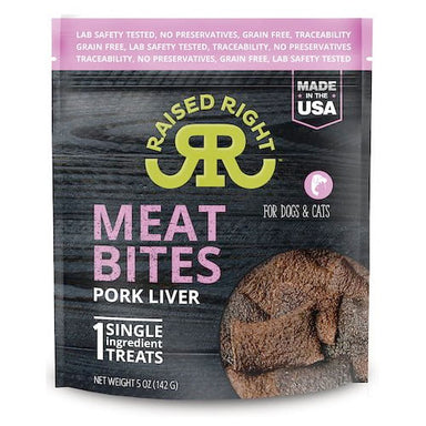 Raised Right Pork Liver Meat Bites
