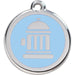 checked Fire Hydrant Dog ID Tag Image 2