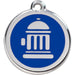 checked Fire Hydrant Dog ID Tag Image 3