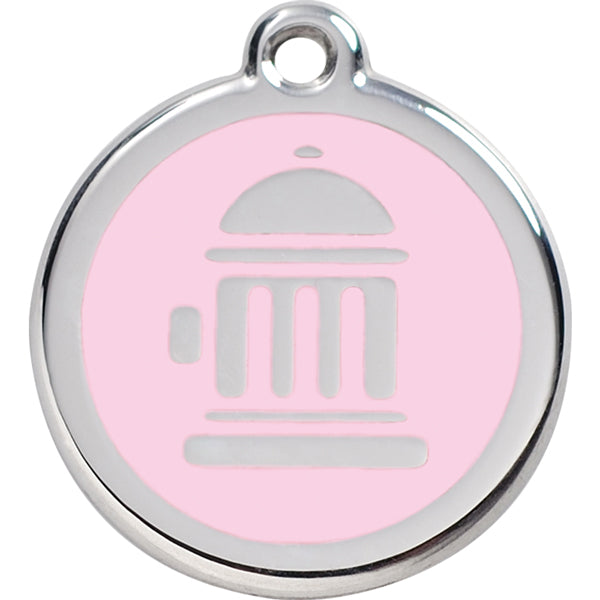 checked Fire Hydrant Dog ID Tag Image 5