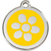 checked Flower Dog ID Tag Image 6