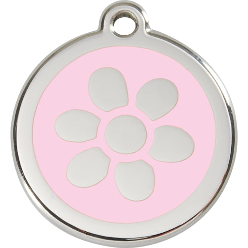 checked Flower Dog ID Tag Image 7