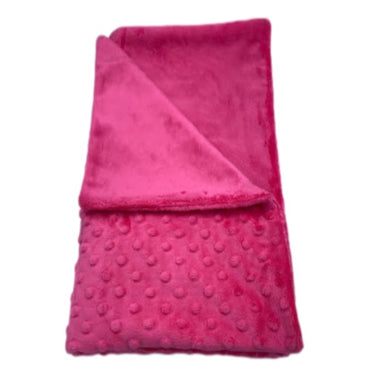 RuffLuv Cuddle Bubble Blanket - Hot Pink