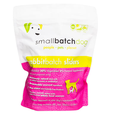 Smallbatch Pets Rabbit Frozen Dog Food
