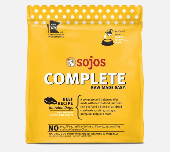 Sojos Complete Beef Dehydrated Dog Food
